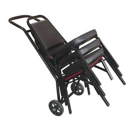 Officesource Reese Collection Stack Chair Dolly 10STKDOLLYBK